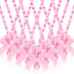 Xunyee 36 Pcs Baby Shower Necklace Gender Reveal Cute Feet Acrylic Pacifiers Necklaces For Baby Shower Funny Pacifiers Party Fav