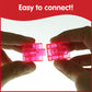 edxeducation Translucent Linking Cubes - Construction Toy for Early Math - Set of 100 - 0.8 Inch - Light Table Toy - Elementary