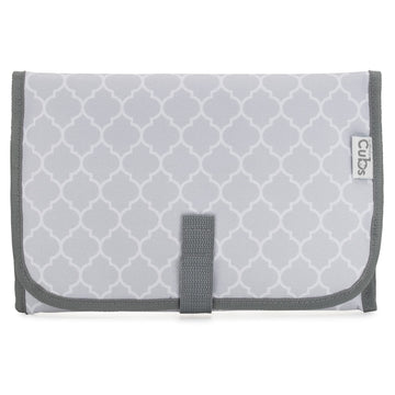 Comfy Cubs Baby Changing Pad Compact Size - Waterproof Diaper Changing Mat With Cushioned Pillow - Soft & Lightweight, Foldable