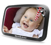 Brookstone Baby Car Mirror, Car Seat Mirror for Newborn, Baby Essentials with Safe Wide Design, Newborn Essentials Must Haves