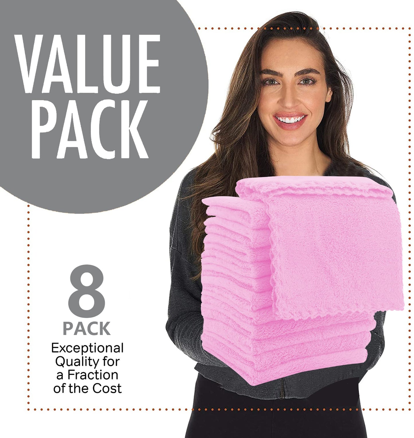 Spotted Play 8 Pack Burp Cloths For Baby - 20' By 10' Ultra Absorbent Burping Cloth, Newborn Towel - Milk Spit Up Rags - Burpy