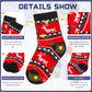 Eocom 6 Pairs Children'S Winter Warm Wool Animal Crew Socks Kids Boys Girls Socks (6 Pairs Christmas Deer, 4-7 Years)