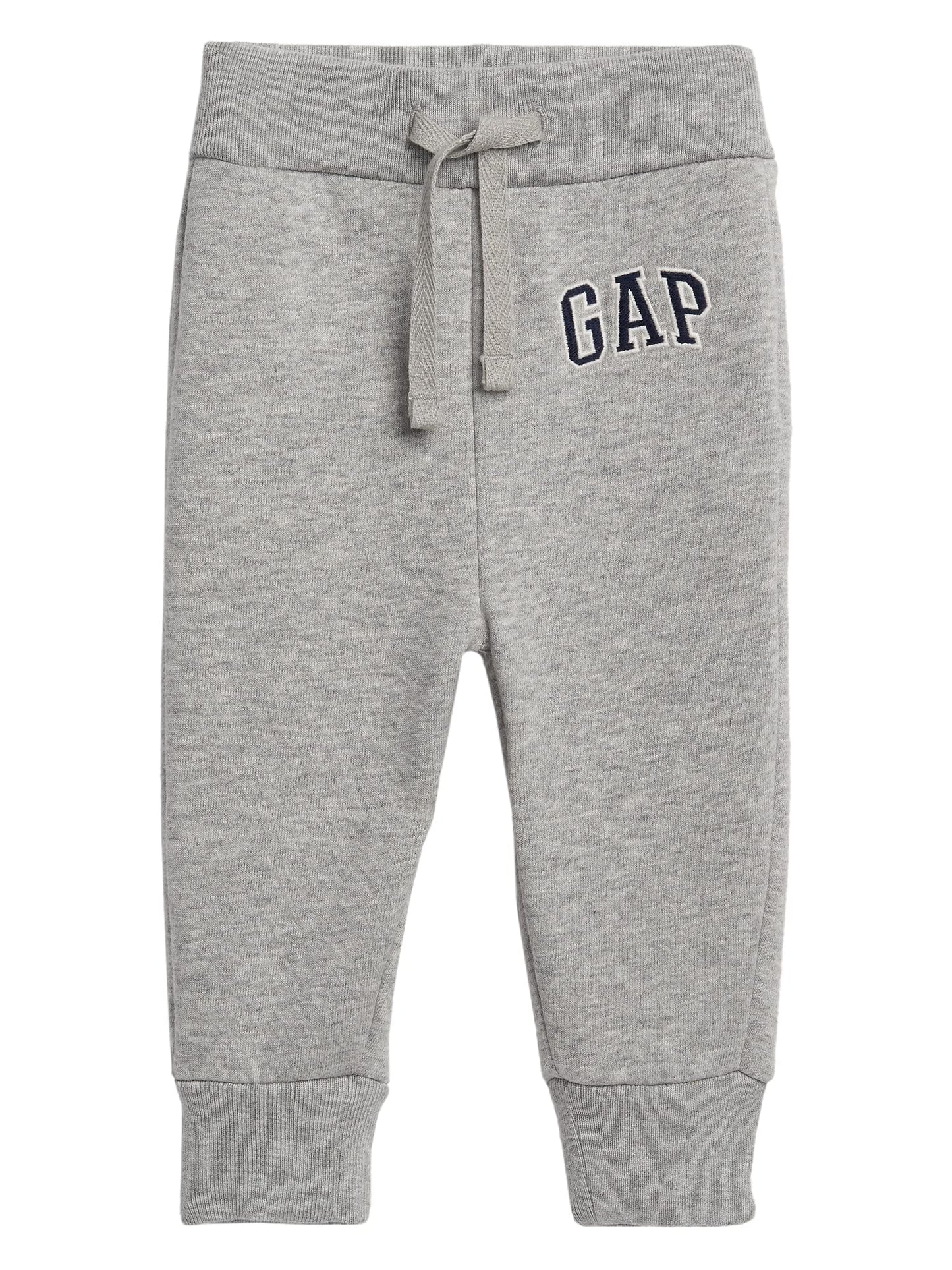 GAP Baby Boys Logo Pull-on Joggers Sweatpants, Light Heather Grey B08, 5T US
