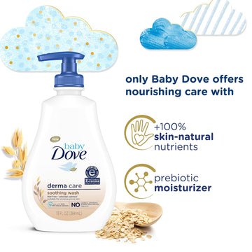Baby Dove Derma Care Soothing Wash Skin Care With Colloidal Oatmeal Suitable For Eczema Prone Skin 13 Oz