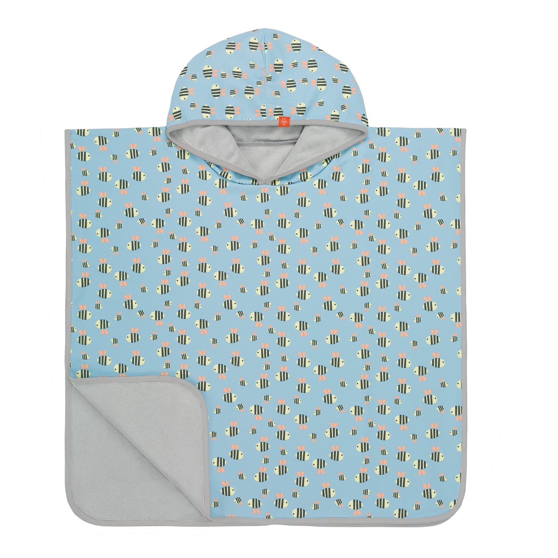 Lassig Beach Poncho, Bumble Bee, 12-36 Months