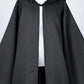 Togrop Knight Costume For Kids Robe Hooded Boys Cloak Cosplay Black 12-14 Years
