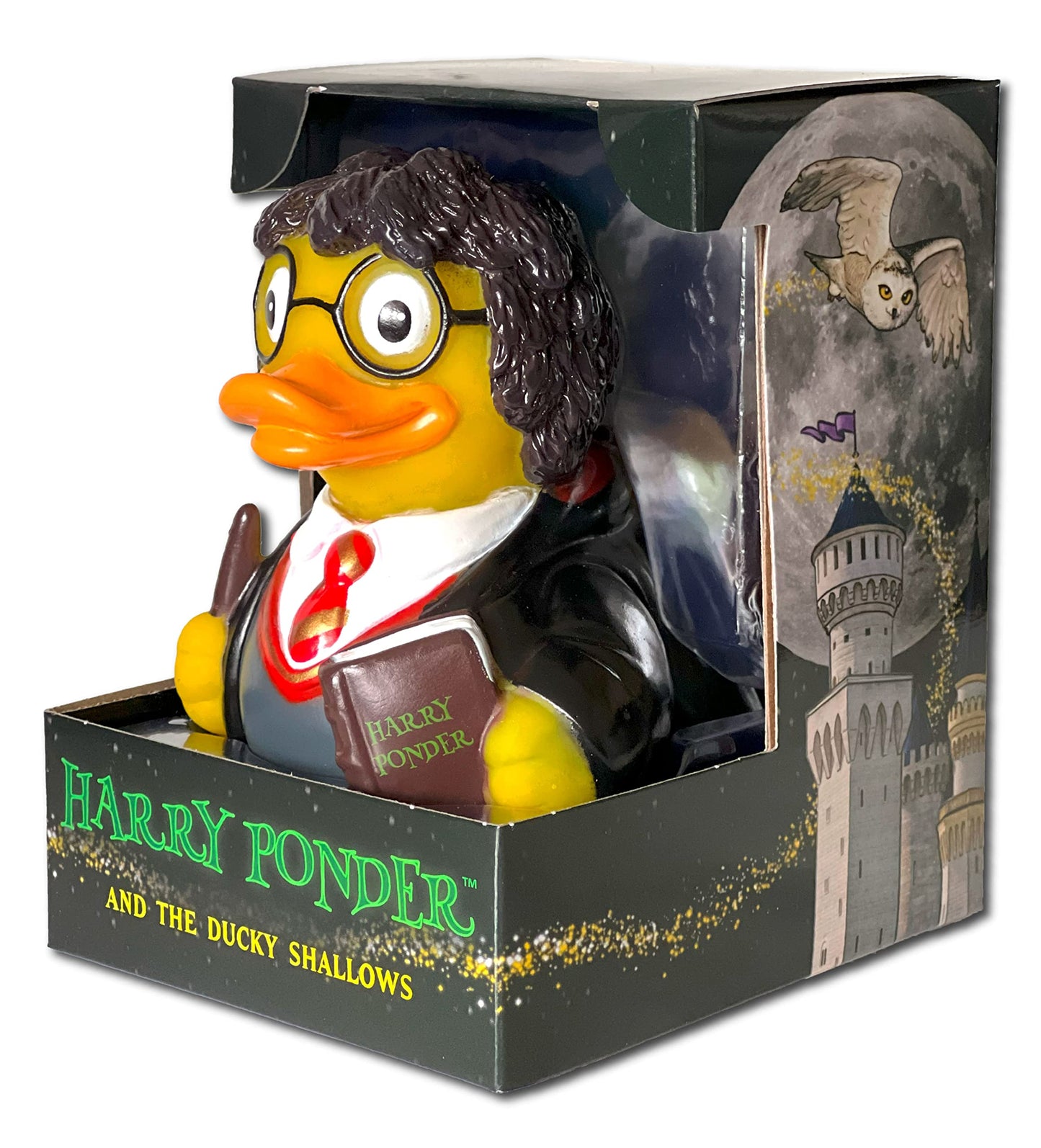 CelebriDucks - Harry Ponder - Floating Rubber Ducks - Collectible Bath Toy Gift for Kids & Adults of All Ages