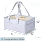Mr. Pen- Baby Diaper Caddy Organizer, Cute Pattern, Diaper Organizer, Car Diaper Caddy, Baby Caddy Organizer, Portable Diaper Ca