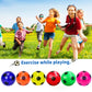 Ynanimery 12 Pack Mini Soccer Balls for Kids, 4 Inflatable Mini Soccer Balls for Indoor Outdoor Games, Small Soccer Balls for