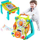 iPlay, iLearn 3 in 1 Baby Walker Sit to Stand Toys, Kids Activity Center, Toddlers Musical Fun Table, Lights and Sounds, Learnin