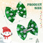 Lanmerry Hair Clip - St. Patrick'S Day Sequins Bow, Green Dot, Alligator, For Girls Costume Hair Accessories, 1 Count