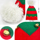Dolkoic Christmas Elf Knitted Hat, Xmas Baby Beanie Knit Hat For Chrildrn 1 To 6 Years Old Red