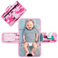 Pink Camo Portable Diaper Changing Pad - Compact Baby Changing Mat for Daily & Travel Parents (Pink Camo)