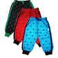 LOVO Girls and Boys Cotton Printed Payjama Lowers (Multicolor, 23 Years) Set of 3