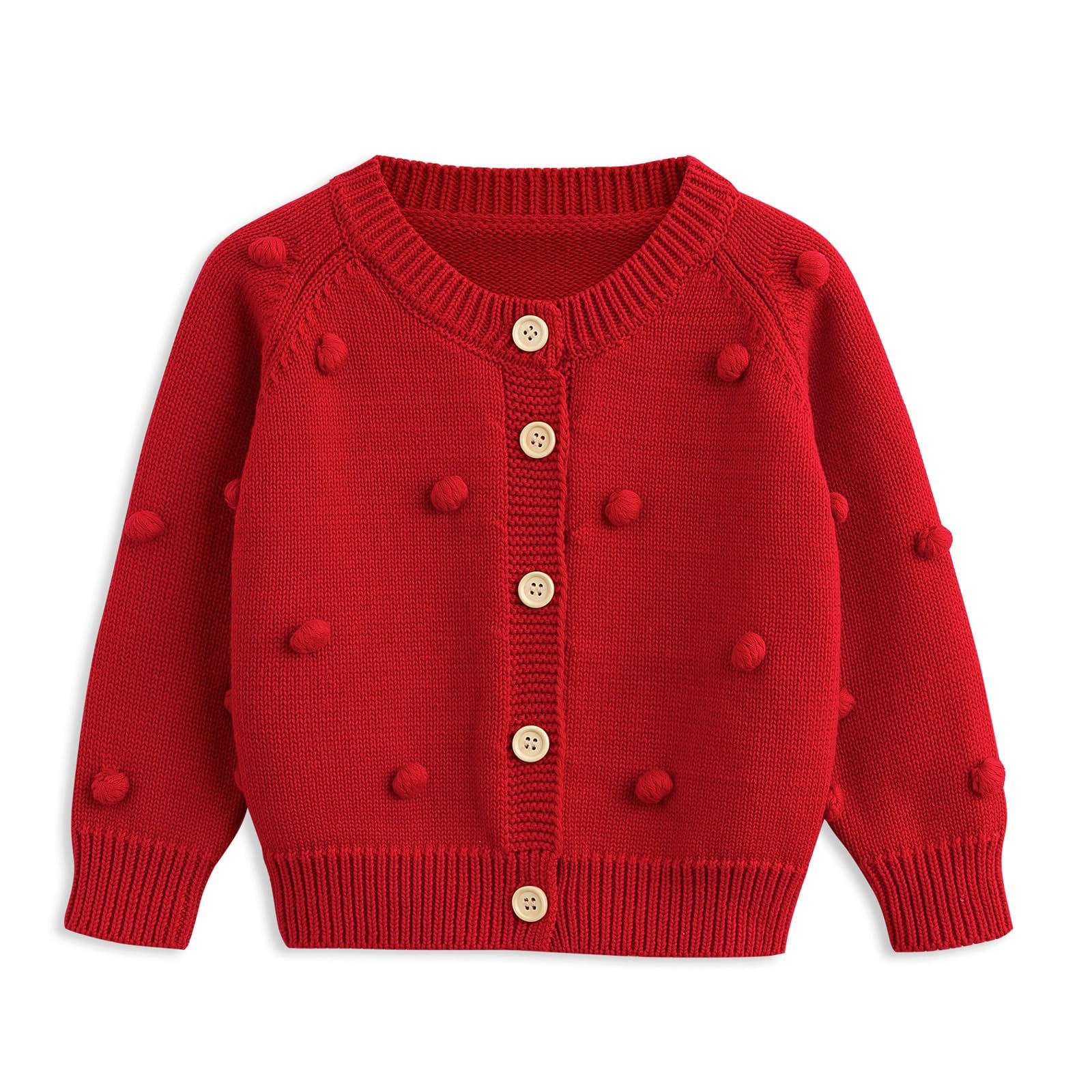 Simplee Kids Baby Sweater Valentine'S Day Cardigan Embroidery Knit Coat For Winter Spring For 2-3 Years