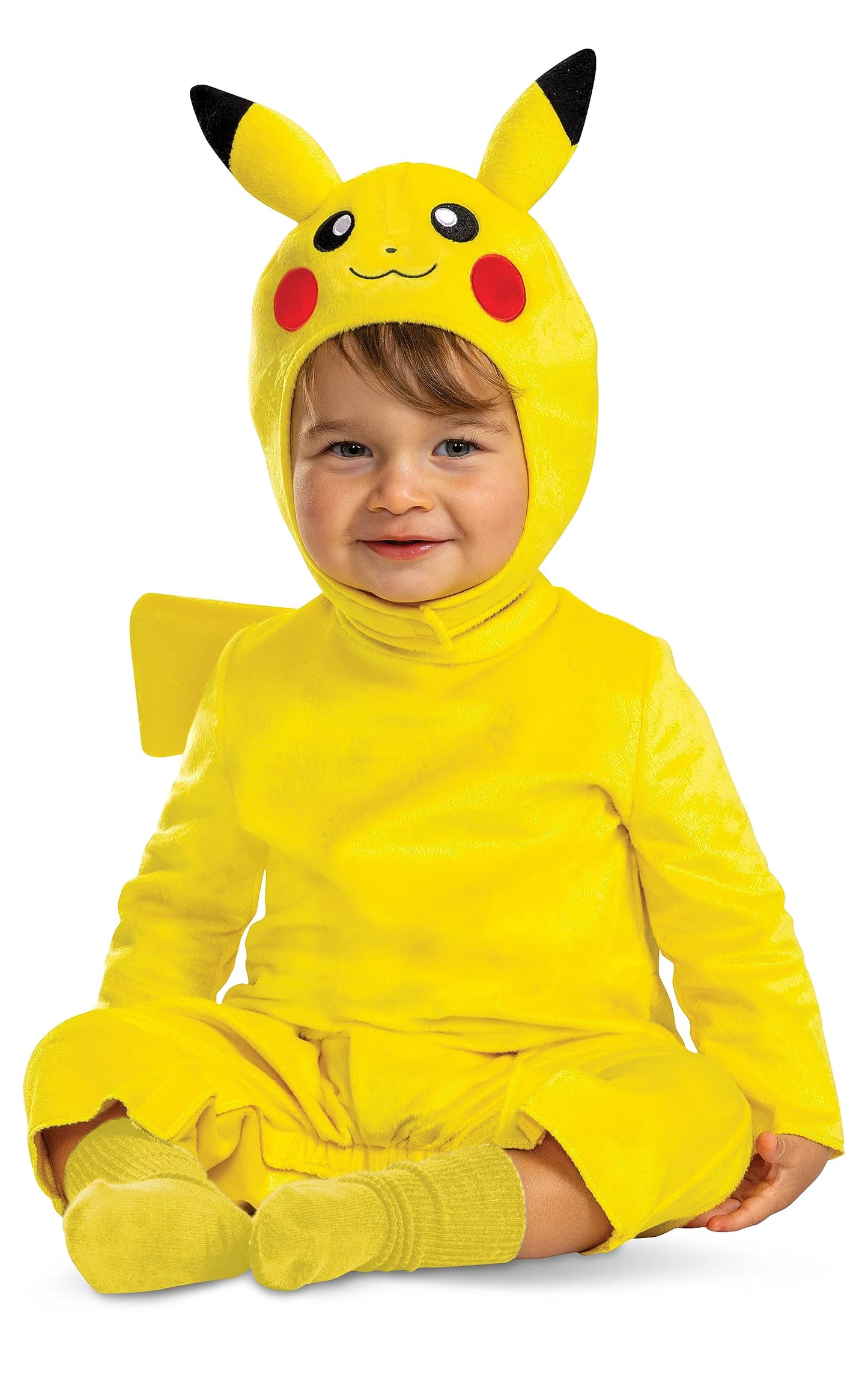 Disguise Pikachu Costume Romper, Official Pokemon Toddler Outfit And Headpiece, Size (2T)