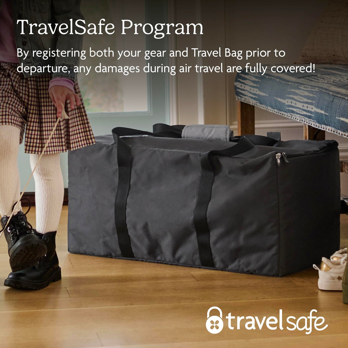 Uppababy Travel Bag For Remi Playard/Fits Playard, Mattress, Bassinet And Sheet/Easy-Carry Handles + Durable Design