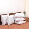 Amazon Brand  Solimo Cushion, 40.6 X 40.6 Cm, White, 5 Pieces, Microfibre