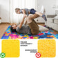 Quokka Baby Play Mat For Floor - Ocean Abc Rug For Kids Toddlers Infants - Extra Thick Large Padded Non-Slip Nursery Rug For Bab