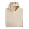 Mushie Poncho Towel For Toddlers And Kids (Fog) | Organic Terry Cotton | Ages 1-3 Years