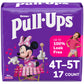 Pull-Ups Girls' Potty Training Pants, Size 4T-5T Training Underwear (38-50 Lbs), 17 Count