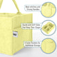Mr. Pen- Baby Diaper Caddy Organizer, Lemon Glow, Baby Caddy Organizer With Handle, Compact Size, Collapsible & Portable