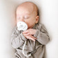 Ryan & Rose Cutie Clip Braiden Pacifier Clip - Braided Silicone (Sandbox)