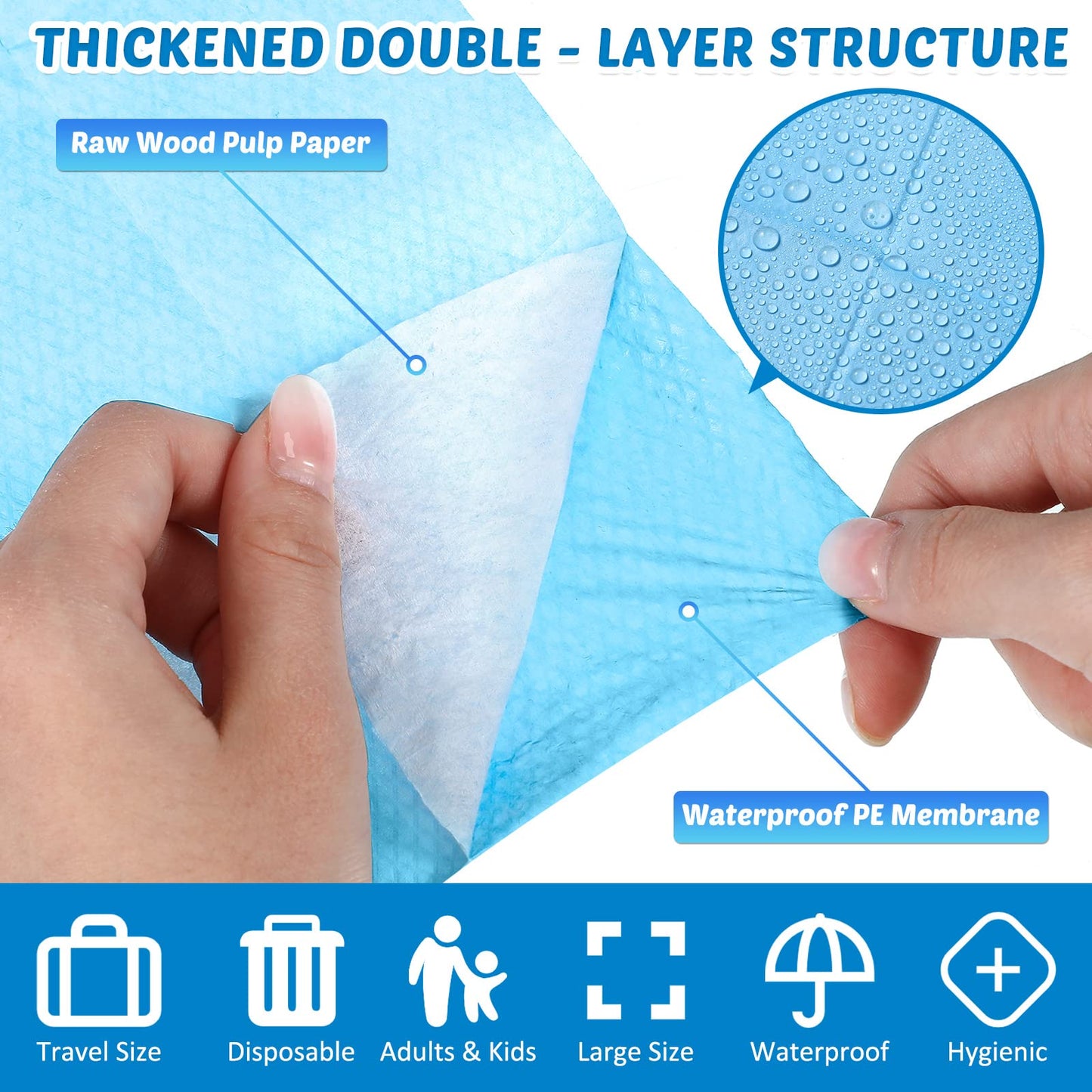 Yahenda 200 Pack Toilet Seat Covers Disposable Extra Large Individually Wrapped Toilet Seat Cover For Adults And Kids Potty Trai