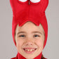 Fun Costumes Red Crab For Kids, Sea Creature Dress-Up, Crab Jumpsuit Halloween Outfits (X-Large)