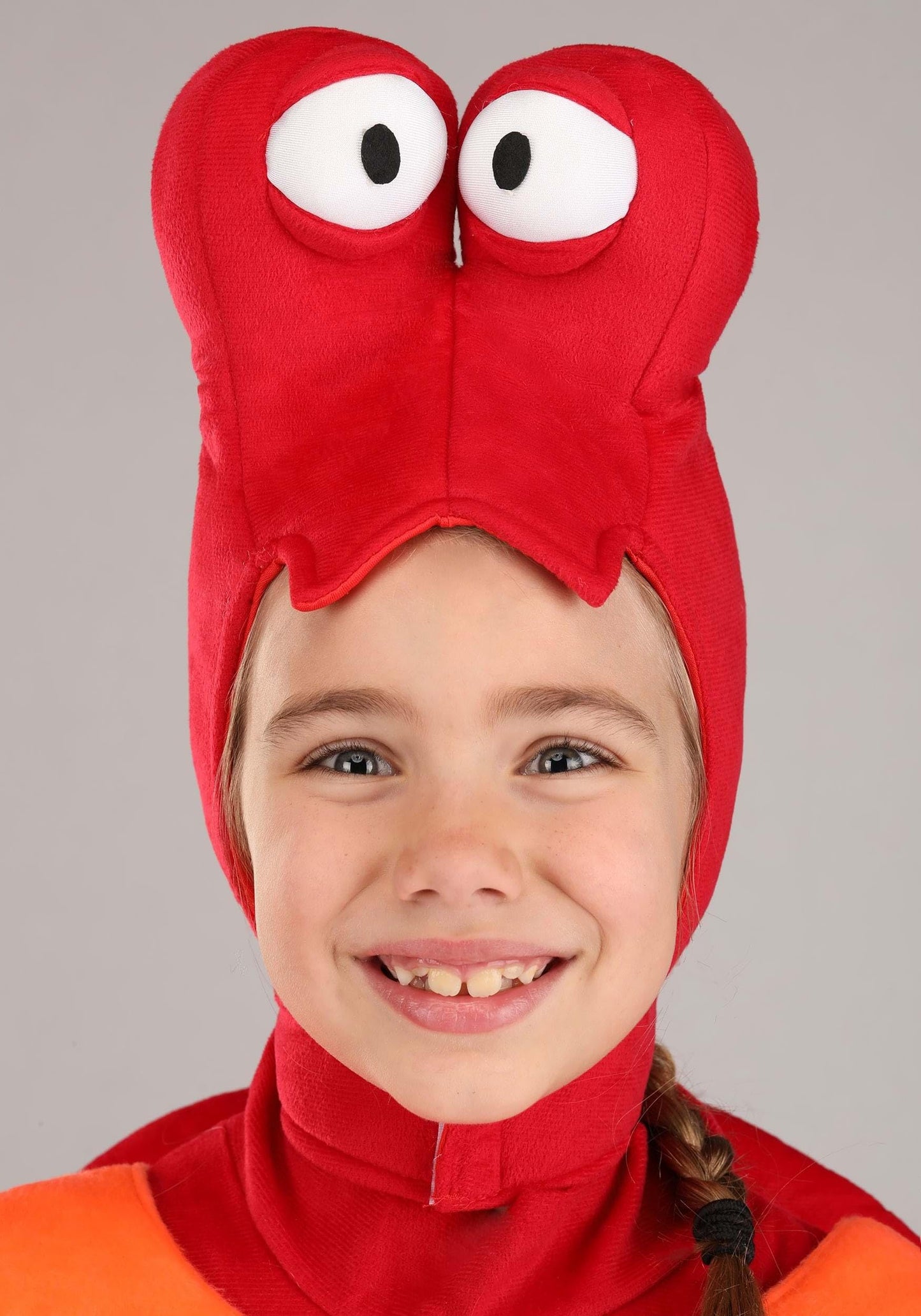 Fun Costumes Red Crab For Kids, Sea Creature Dress-Up, Crab Jumpsuit Halloween Outfits (X-Large)