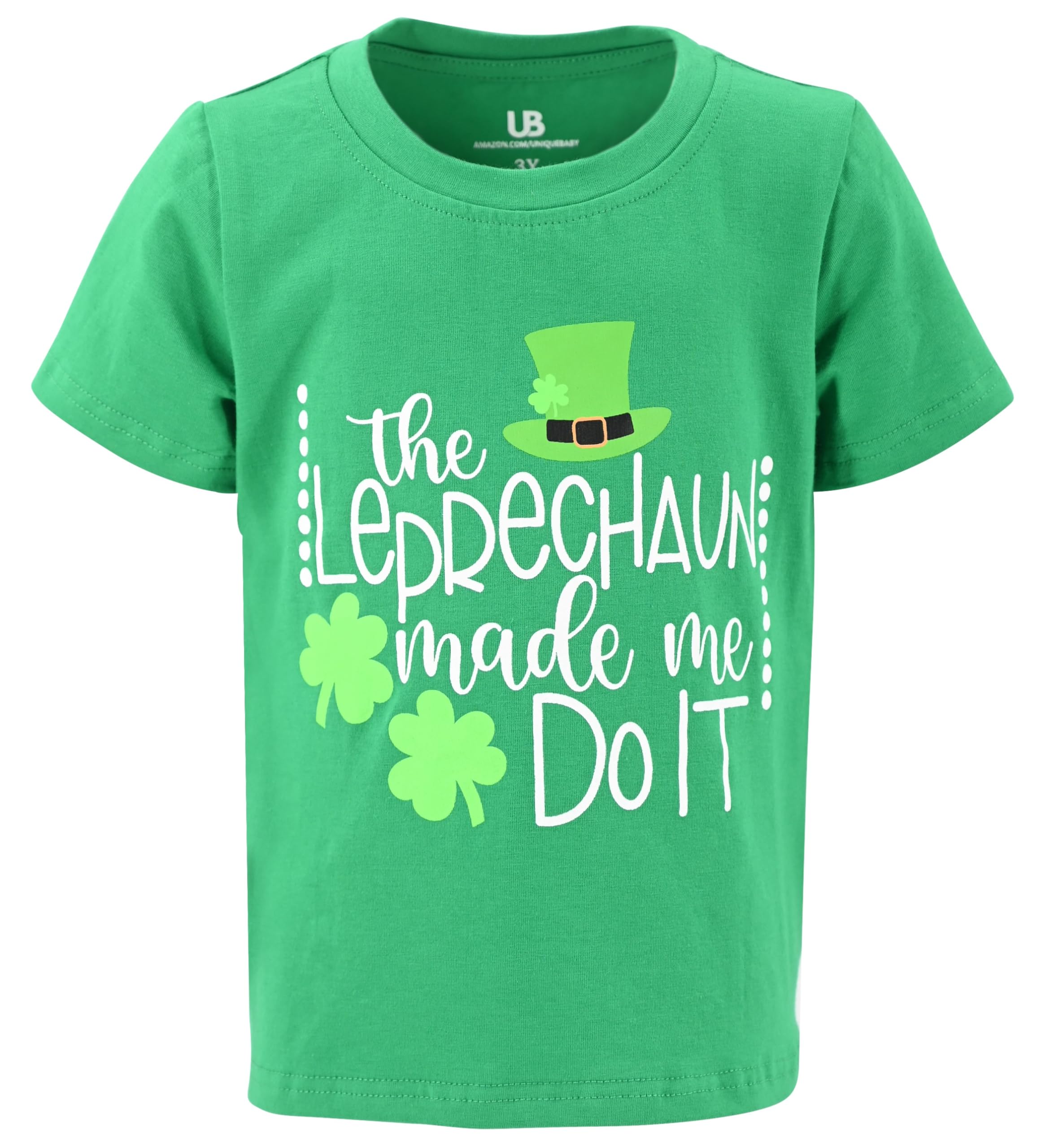 Unique Baby Boys The Leprechaun Made Me St Patricks Day T Shirt (7, Gr – Cutebab WBBAPB0CPR81QBK