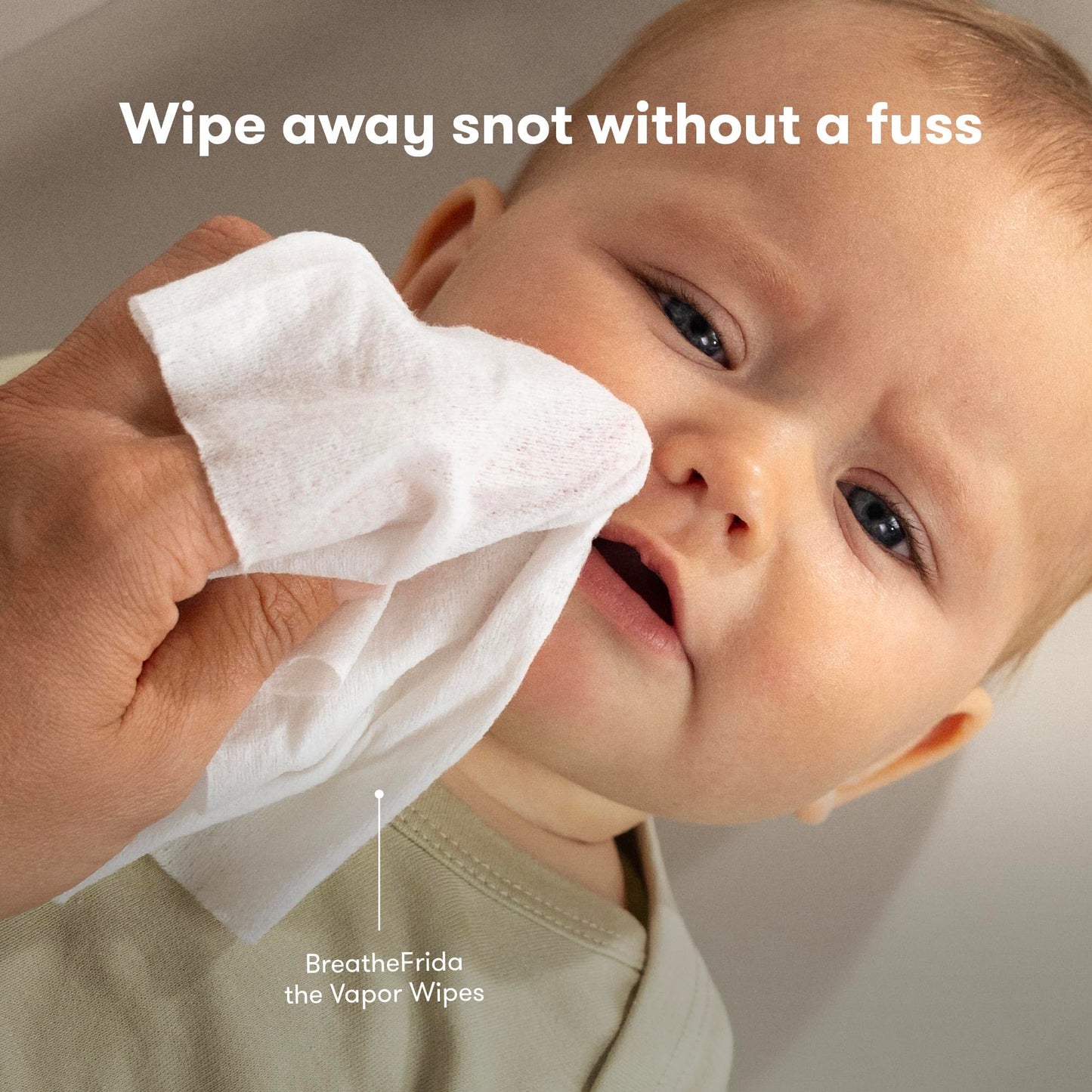 Frida Baby Breathe Easy Kit Sick Day Baby Essentials - Vapor Wipes, Vapor Rub + Organic Vapor Drops To Help Baby Breathe Easy, N