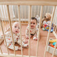 Harppa Baby Gate Playpen Baby Fence For Babies And Toddlers Play Yards For Play Area (45.66X45.66X24 Inches)