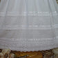 Little Things Mean A Lot 30' Cotton Batiste White Christening Baptism Gown With Cluny Trim And Bonnet - 3 Months (8-12 Lbs)