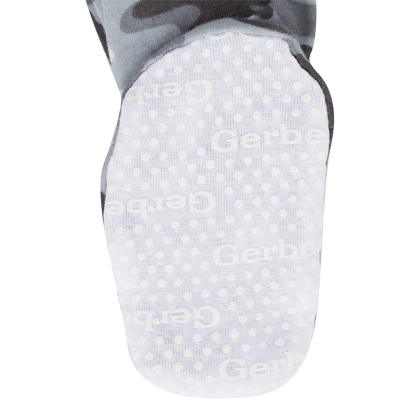 Gerber Baby Boys' 2-Pack Footed Pajamas, Grey Camo, 12 Months