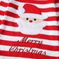 Kikizye Christmas Striped Santa Claus Baby Girls Boys Pjs 100% Cotton Long Sleeve Kids Infant Pajamas Sets Size 12-18Months Red