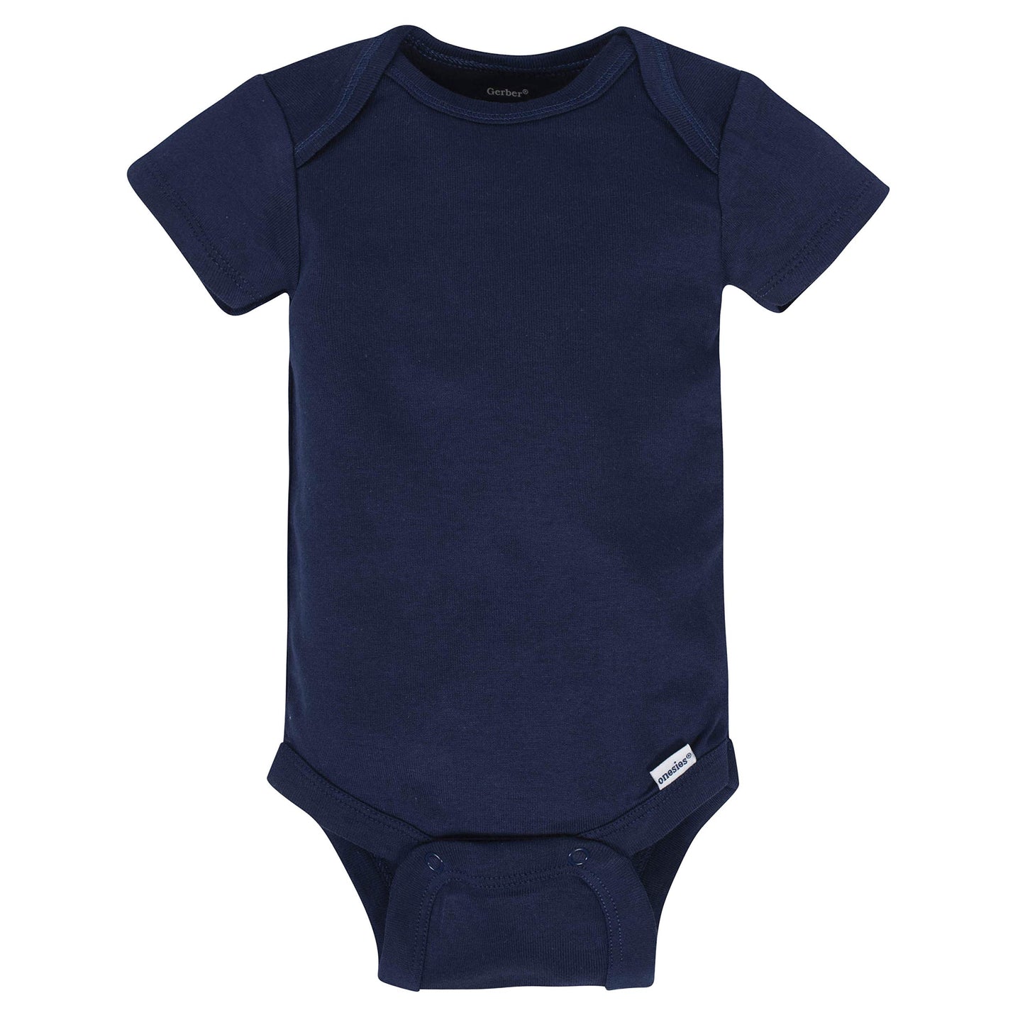 Gerber Baby Boy'S 8-Pack Short Sleeve Onesies Bodysuits, Blue Fox, Newborn