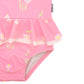 Gerber Girls' One-Piece Swimsuit, Pink Daises, 6-9 Months