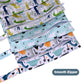eaxin 3pcs Cloth Diaper Wet Dry Bags Waterproof Reusable with Two Zippered Pockets Travel Beach Pool Daycare Soiled Baby Items Y