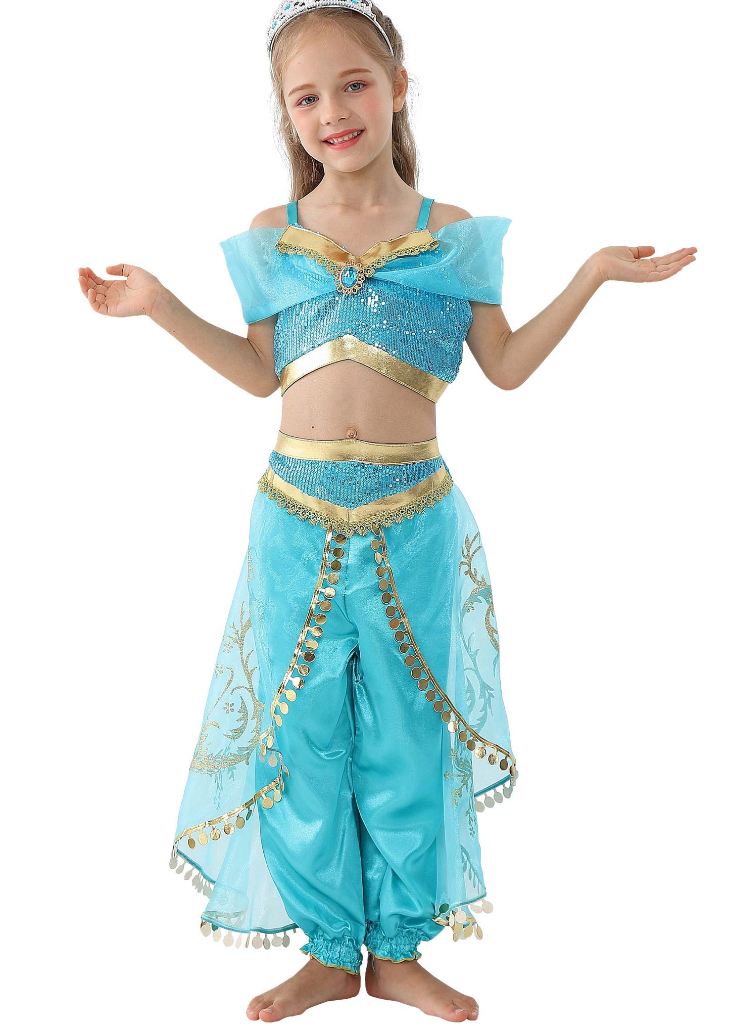 Dressy Daisy Toddler Girls Princess Dress Up Costumes Halloween Party Fancy Dress Size 2T, Style A