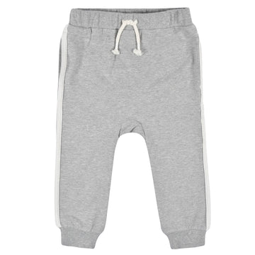 Gerber Baby Boy'S Toddler 3-Pack Jogger Pants, Mustard And Grey, 5T
