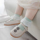 Viniknika 6 Pairs Toddler Baby & Child Girls Ruffle Lace Socks Knit Cotton Socks Newborn Infant Toddler Kids Girls