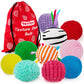 Baby Sensory Texture Ball Toy Set,10Pcs Montessori Toys for Babies 6-12 Months,Develop Fine Motor & Sensory Play for Newborns Ea