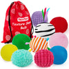 Baby Sensory Texture Ball Toy Set,10Pcs Montessori Toys for Babies 6-12 Months,Develop Fine Motor & Sensory Play for Newborns Ea