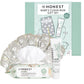 The Honest Company Babes Clean Bum Gift Set | Diapering + Newborn Essentials | 99% Water Wipes (60 ct), Diaper Rash Cream (2.5 