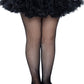 Leg Avenue Girls' Fishnet Tights, Black, Large