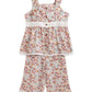Cherry Crumble Kids Girls Square Neck Cap Sleeve Sleepwear Nightsuit Regular Pajama Set (WsNsuit3_Multicolor_1314 Years) Mult