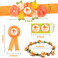 Little Cutie Citrus Maternity Sash Mom To Be & Daddy To Be Corsage Orange Clementine Flower Crown Pregnancy Sash Decoration Autu