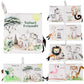 Ali+Oli Baby Cloth Book - Soft Sensory Crinkle Book with Textured Tails for Infants 0-12 Months - Early Learning Touch & Feel Tu