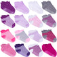 Duufin 16 Pairs Non Skid Toddler Socks Ankle Toddler Grip Socks Kid Gripper Socks For Toddler Boys Girls, 1-3T